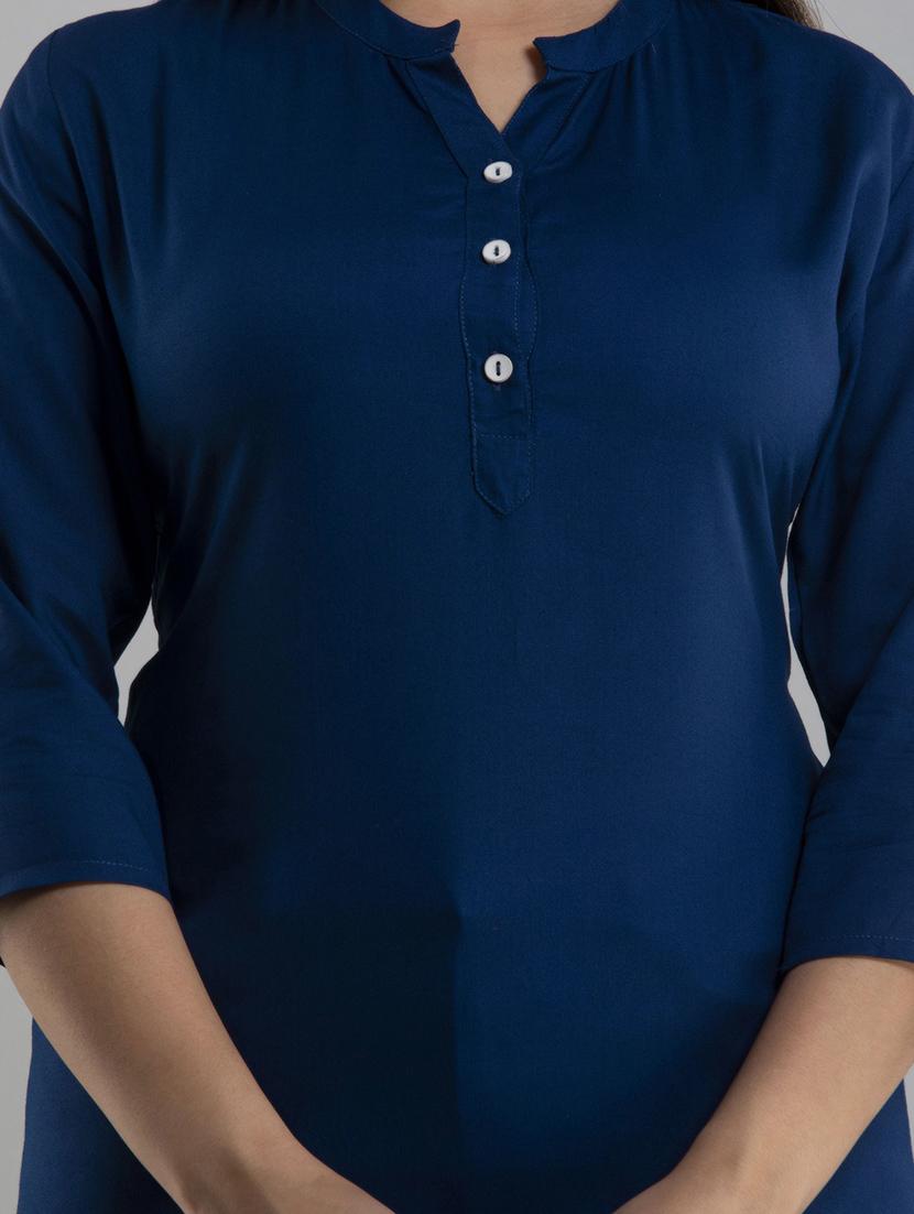 women's a line key hole neck top - 19709109 - Standard Image - 5