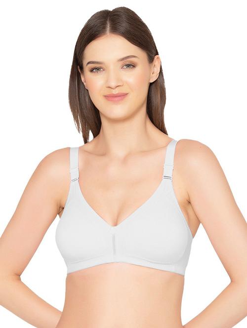 white cotton blend tshirt bra - 19718447 -  Standard Image - 0