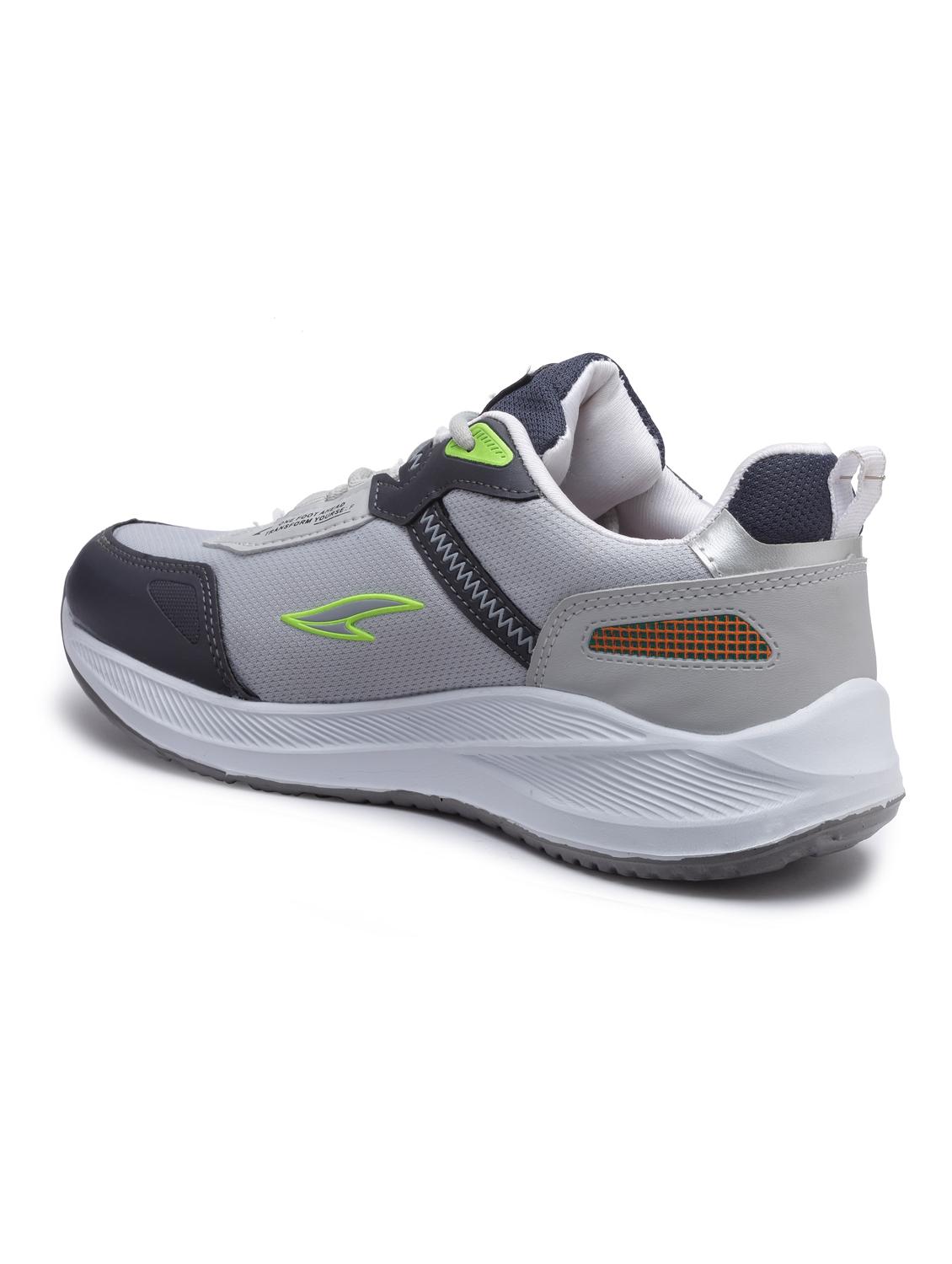 grey color block sport shoes - 19724217 - Standard Image - 3