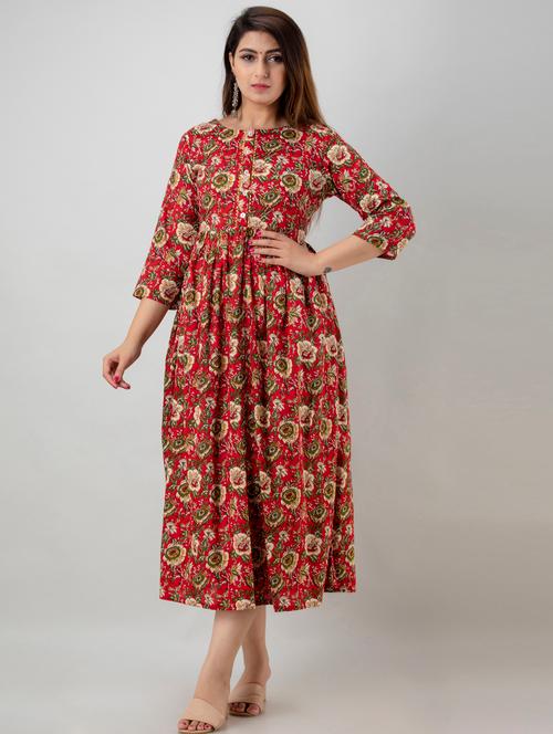 women's flared kurta - 19734245 -  Standard Image - 0