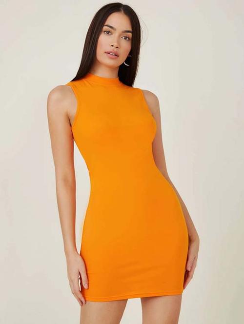 women's bodycon solid dress - 19737342 - Standard Image - 0