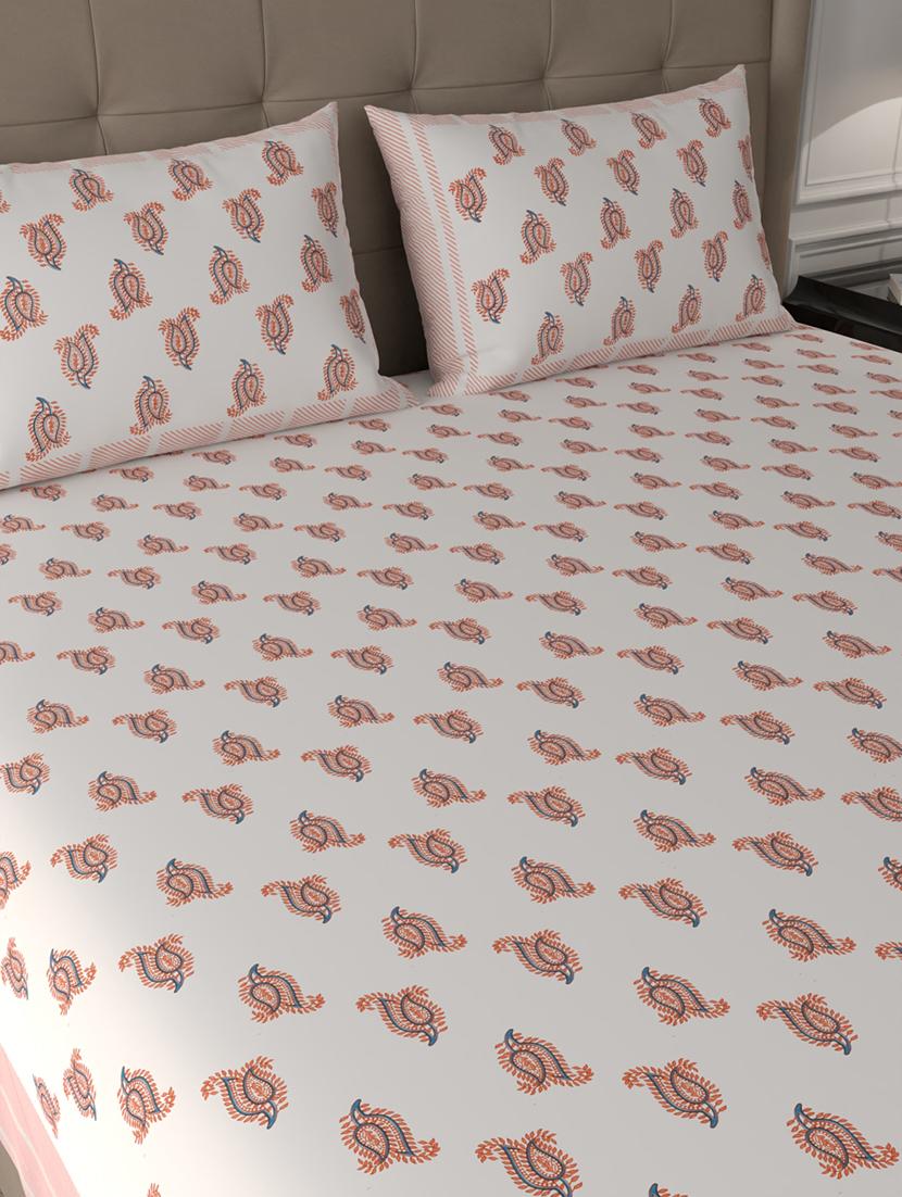 cotton printed king size bedsheet - 19747474 - Standard Image - 3