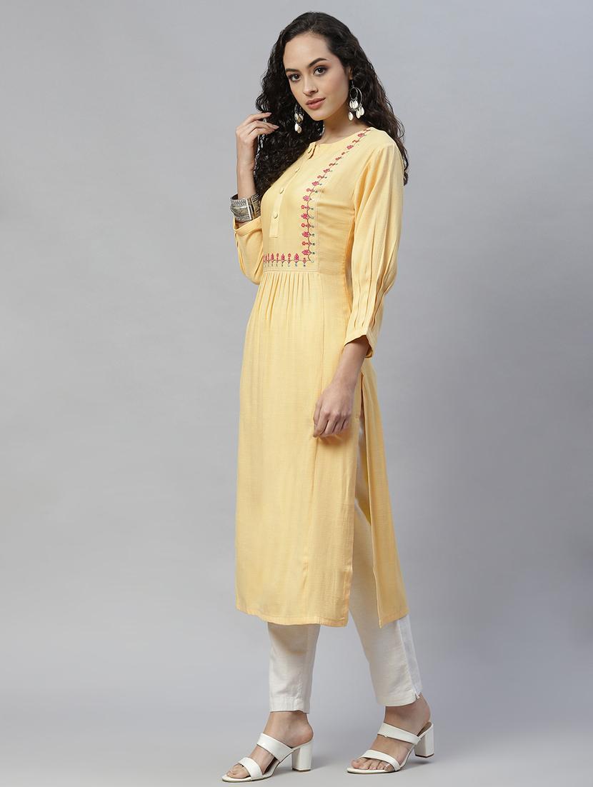 women's flared kurta - 19749018 - Standard Image - 2