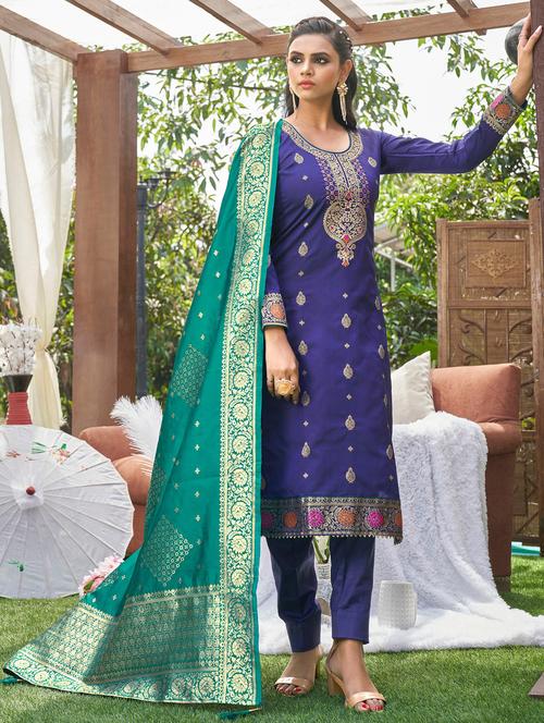 woven unstitched suits - 19754830 - Very Small Image - 1