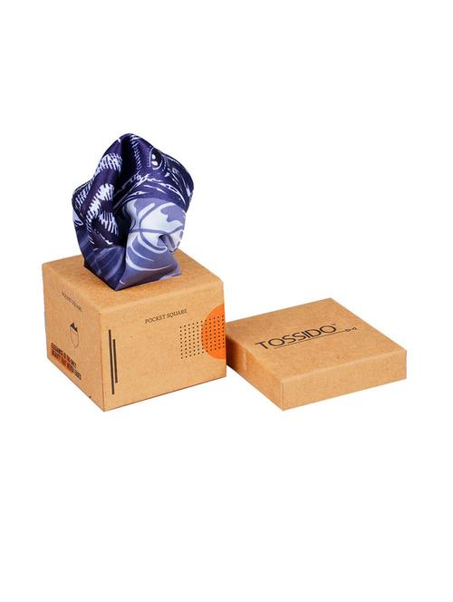 tossido printed pocket square - 19762101 - Very Small Image - 1