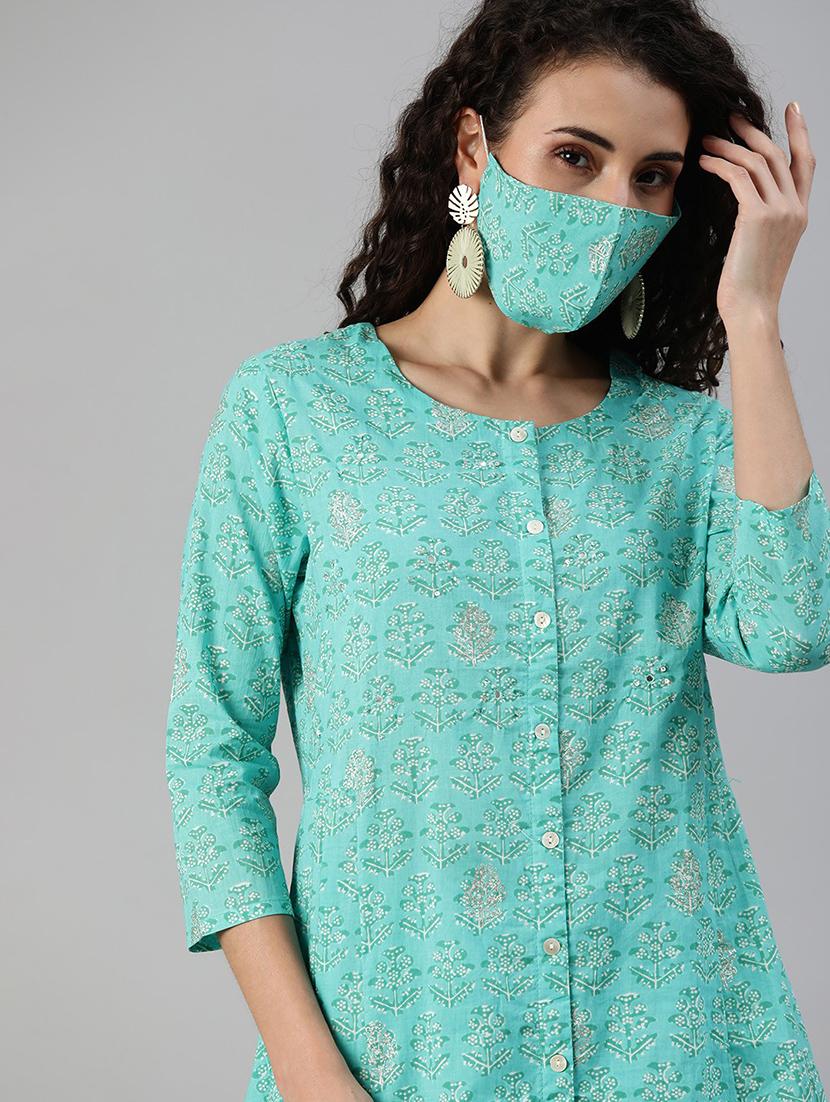 printed kurta pant set - 19765909 - Standard Image - 4