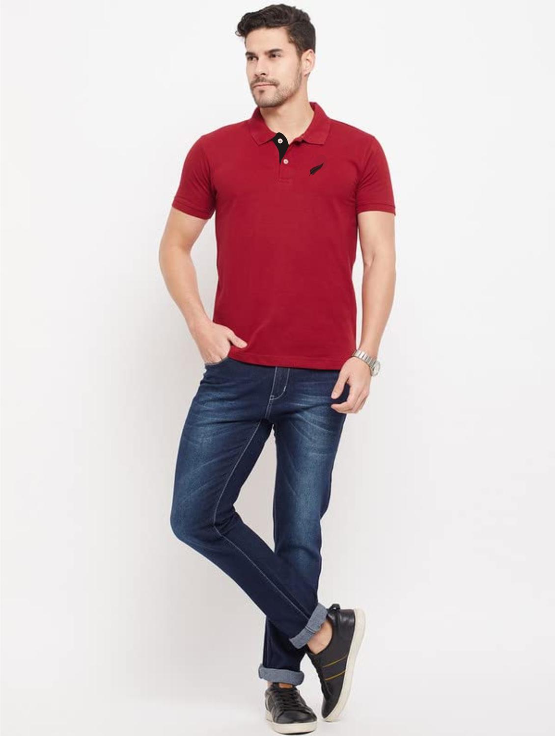 solids cotton polo t-shirt - 19775018 - Standard Image - 3