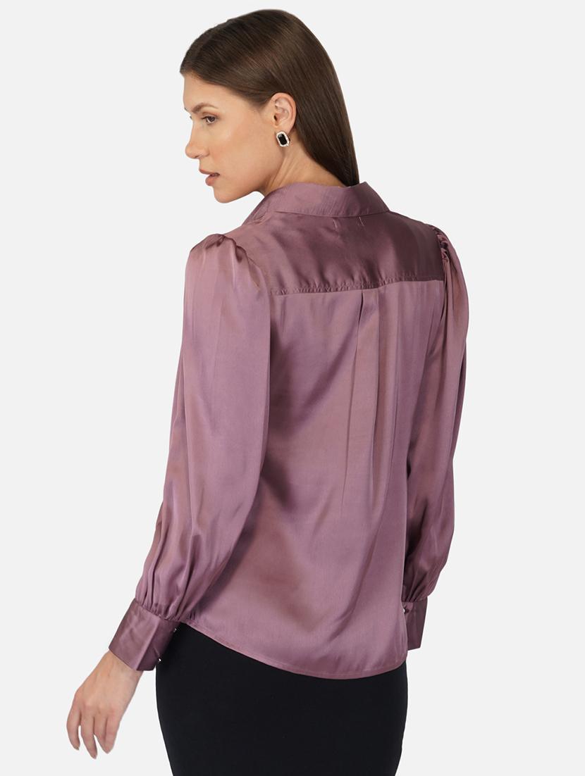 solids satin regular shirt - 19775873 - Standard Image - 3