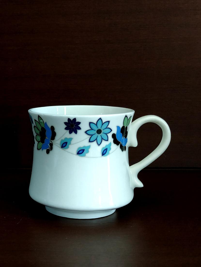 moody panda elegant set of 6 cups | handpainted cup set | set of 6 cups | bone china - 19783357 - Standard Image - 3