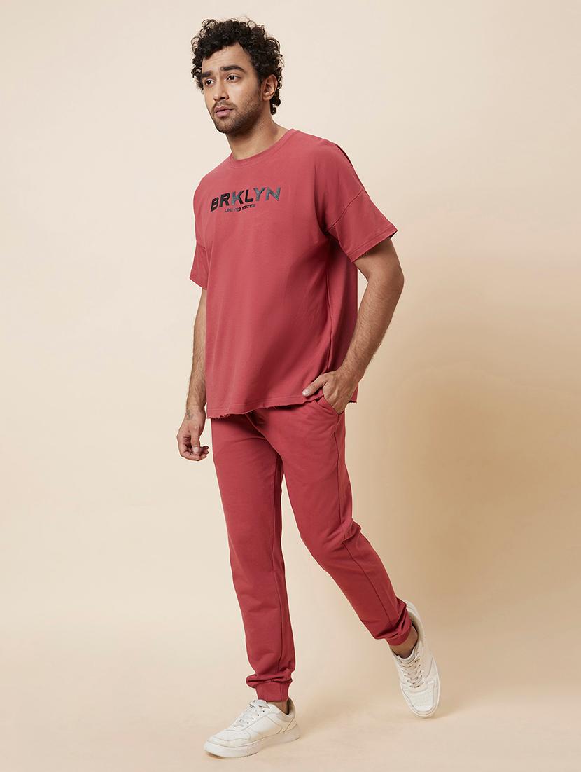peach solid cotton casual co-ords set - 19784842 - Standard Image - 3