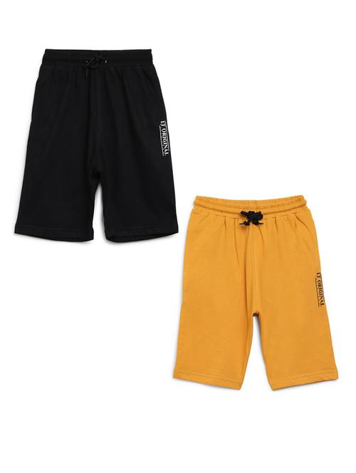 set of 2 cotton blend shorts - 19808750 - Very Small Image - 1