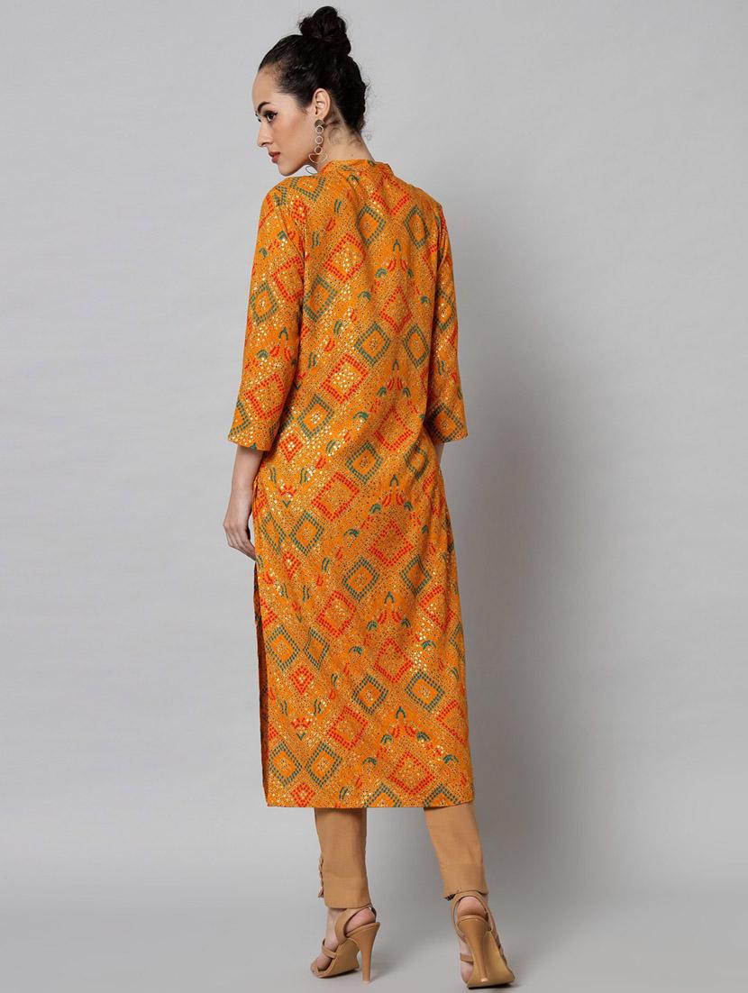 women's straight kurta - 19811716 - Standard Image - 3