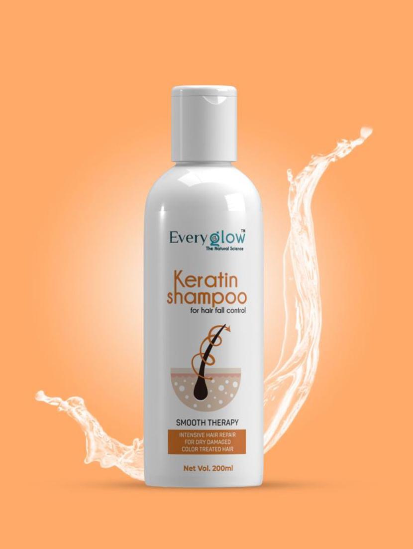 everyglow keratin shampoo for all types hair free-from parabens and sulphate - 19831849 - Zoom Image - 0