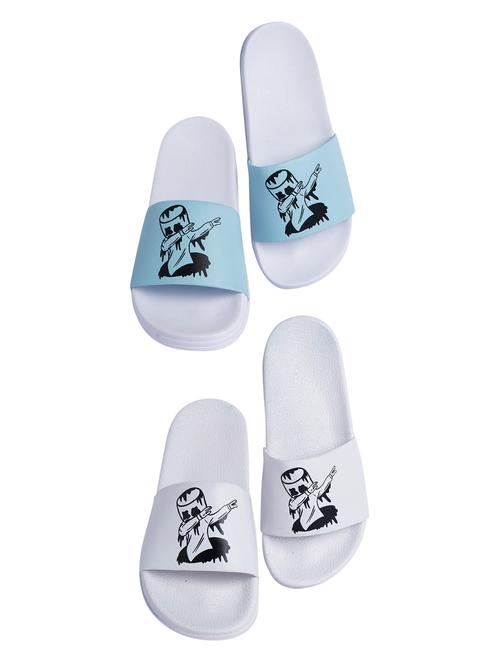 multi colored resin slip on flip flops - 19839731 - Very Small Image - 1