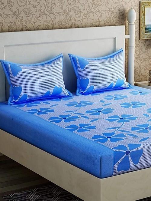 printed bedsheet with pillow covers - 19846840 - Very Small Image - 1