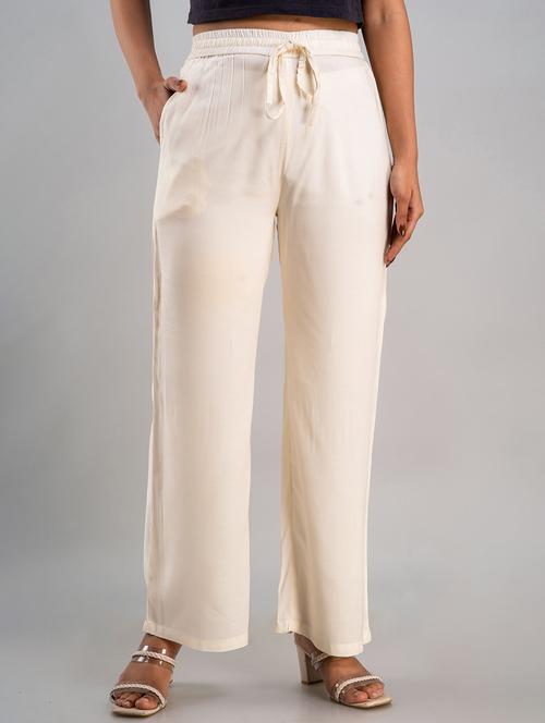 solid wide leg trouser - 19847207 - Very Small Image - 1