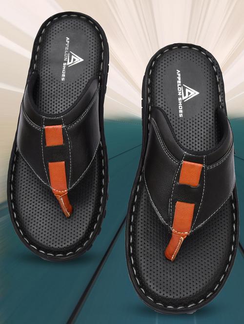 black synthetic slip on flip flop - 19848697 - Very Small Image - 1