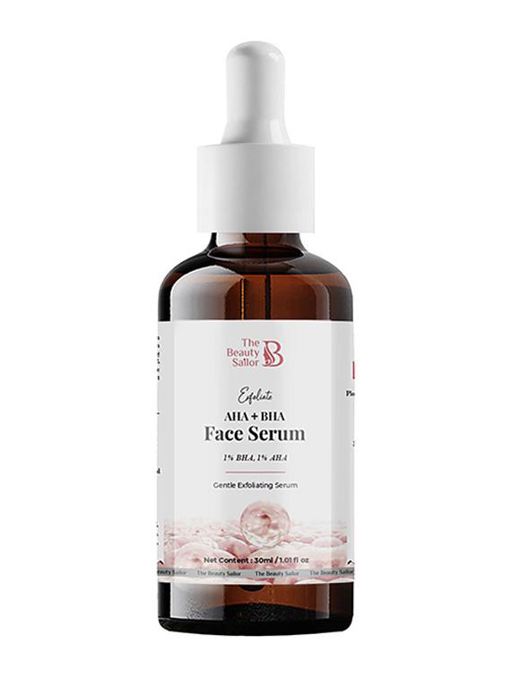 the beauty sailor- exfoliate aha+bha face serum| enriched with 1% aha & bha| gentle exfoliating serum for men and women - 19850197 - Zoom Image - 0