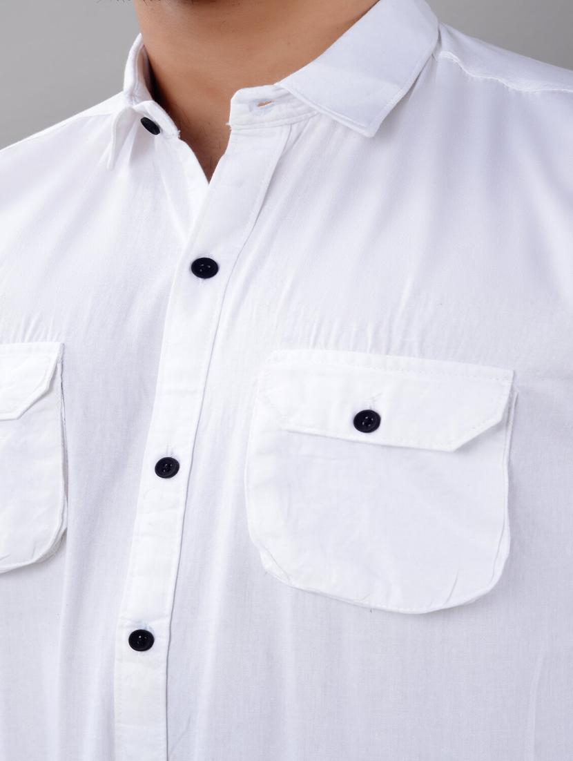 mens solid casual shirt - 19850225 - Standard Image - 5