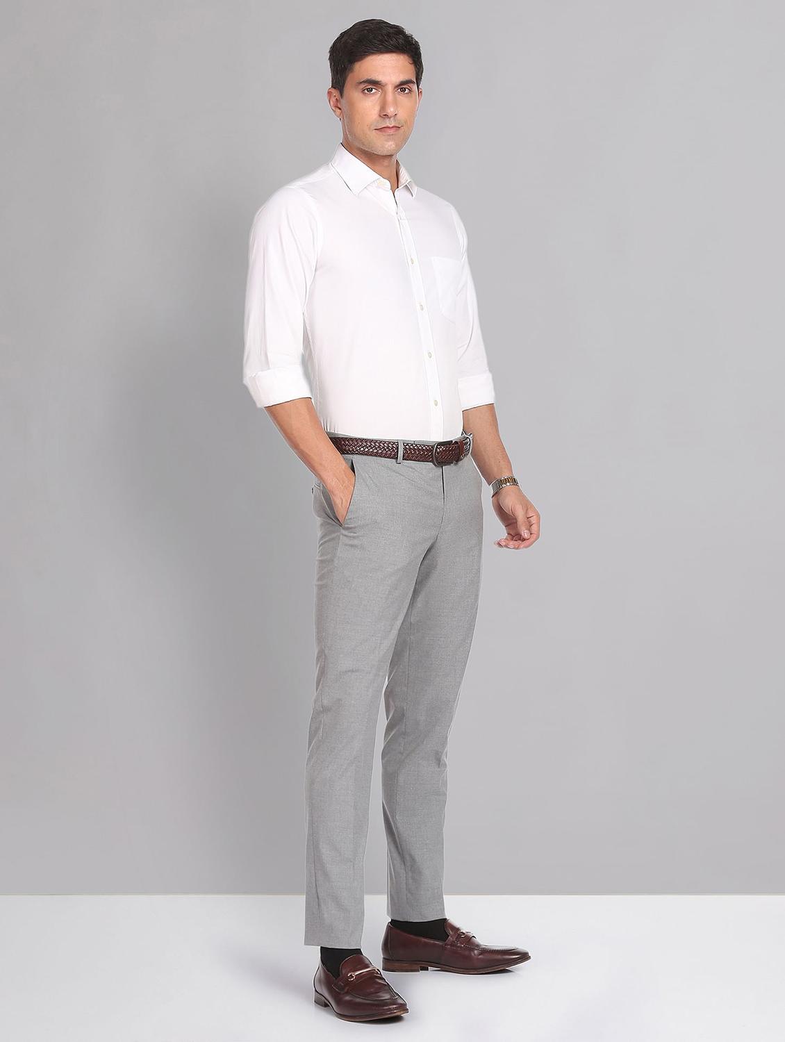 mid rise solid formal trouser - 19853772 - Zoom Image - 4