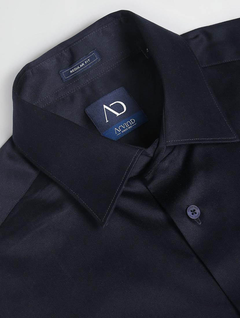 mens solids formal shirt - 19856277 - Standard Image - 5