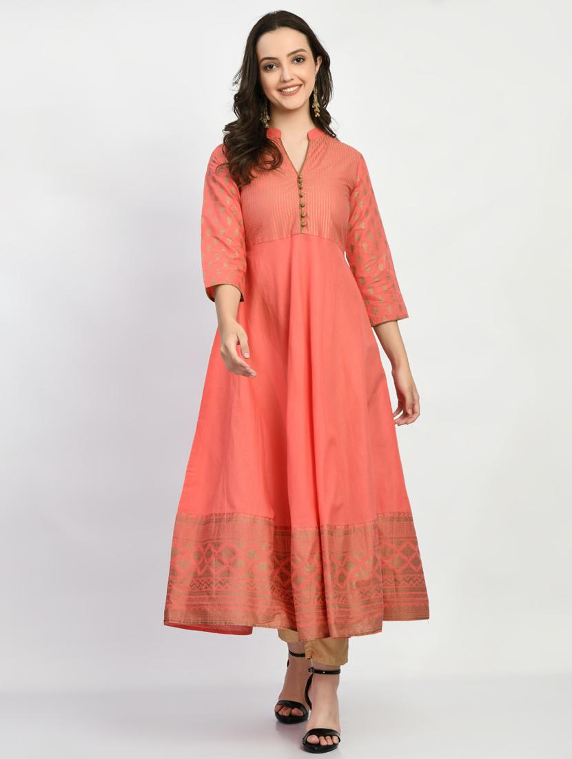 women's flared kurta - 19865838 -  Zoom Image - 0