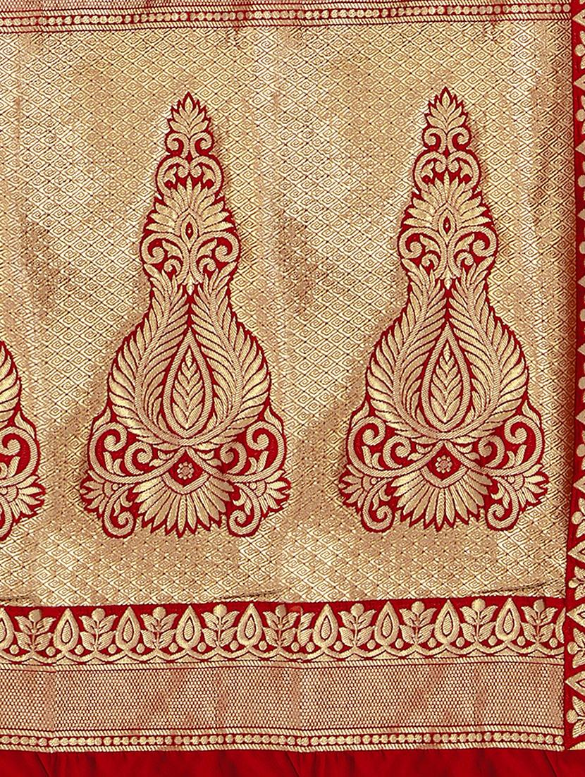 women's banarasi saree with blouse - 19870426 - Standard Image - 3