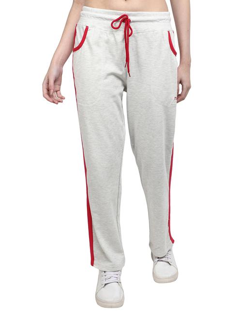 grey cotton plus track pants - 19902999 - Very Small Image - 1