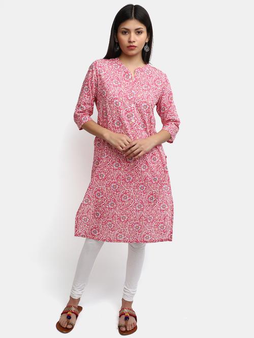 women's straight kurta - 19905050 - Very Small Image - 1