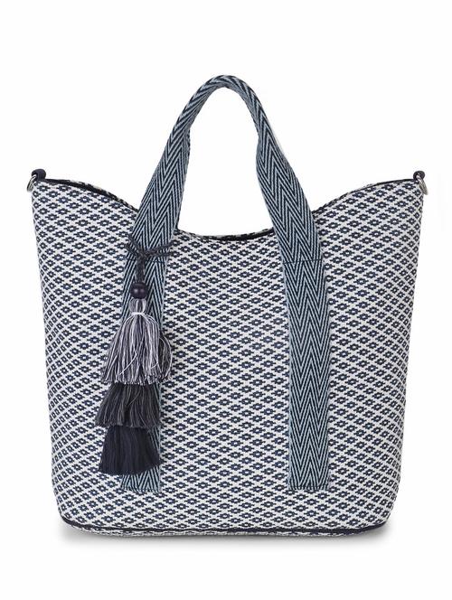 blue canvas handbag - 19910251 - Very Small Image - 1