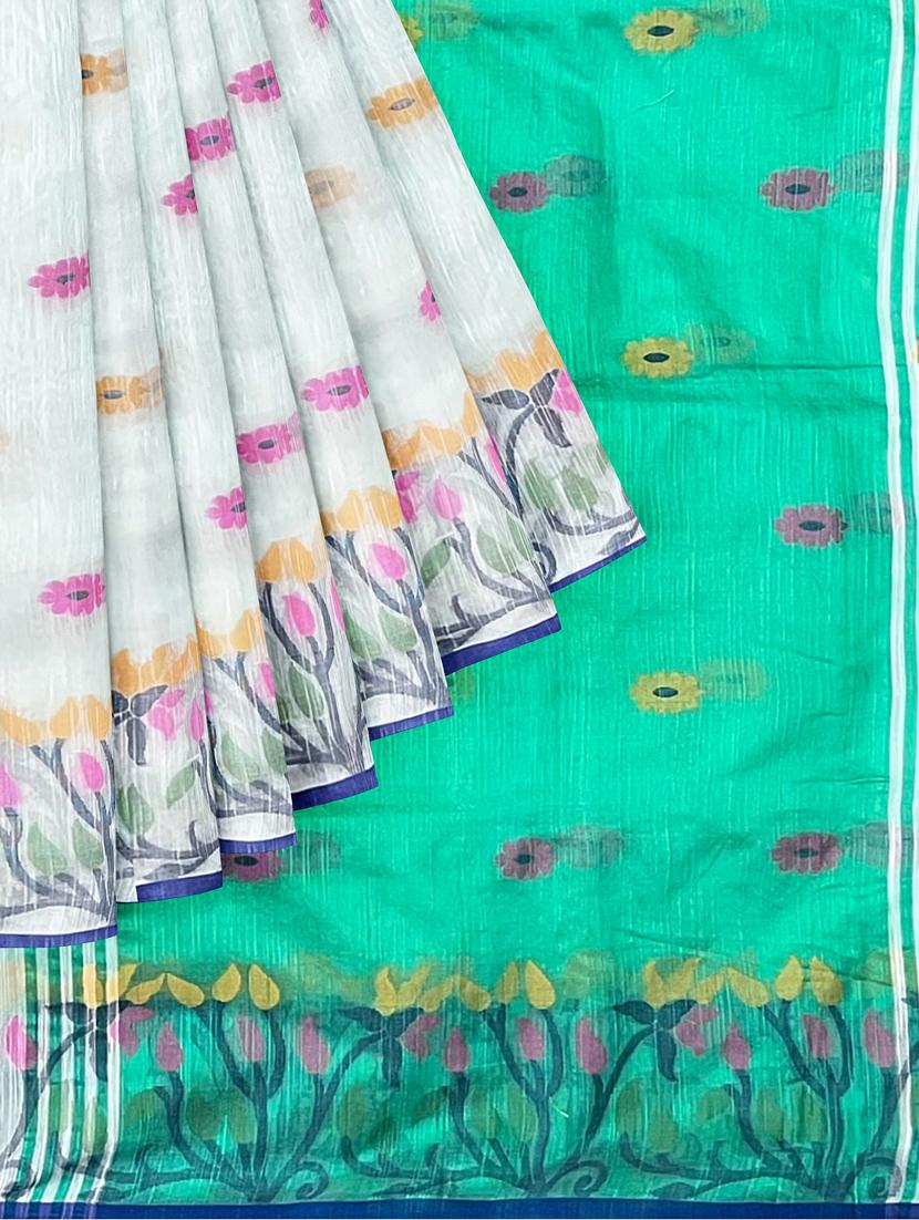 women self design handloom saree with blouse - 19925974 - Zoom Image - 3