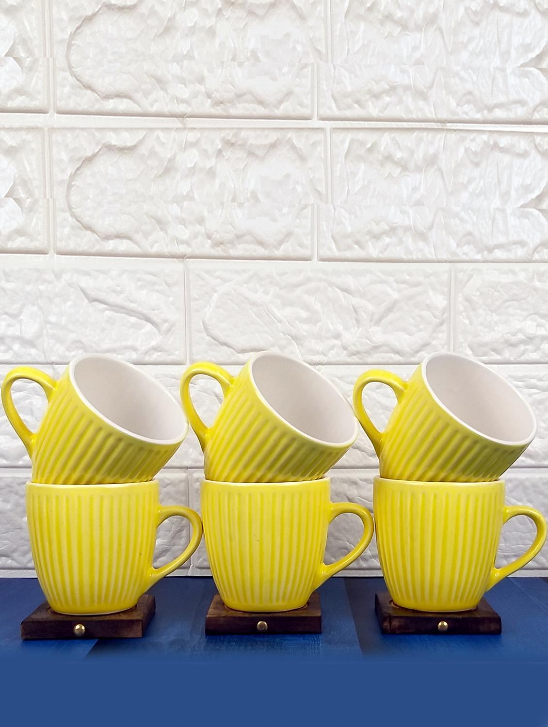 set of 6 cups | cups set | tea cups | coffee cups | ceramic - 19944667 - Zoom Image - 2
