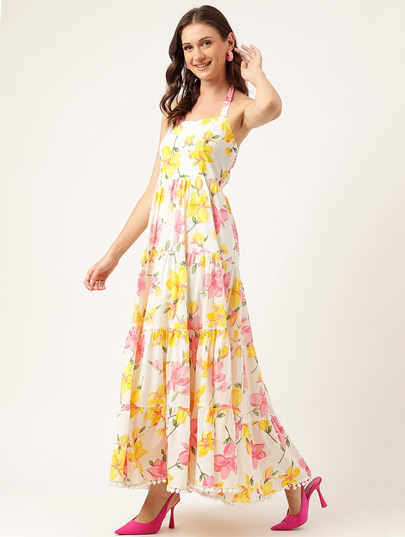 women's tiered floral dress - 19957279 - Standard Image - 2