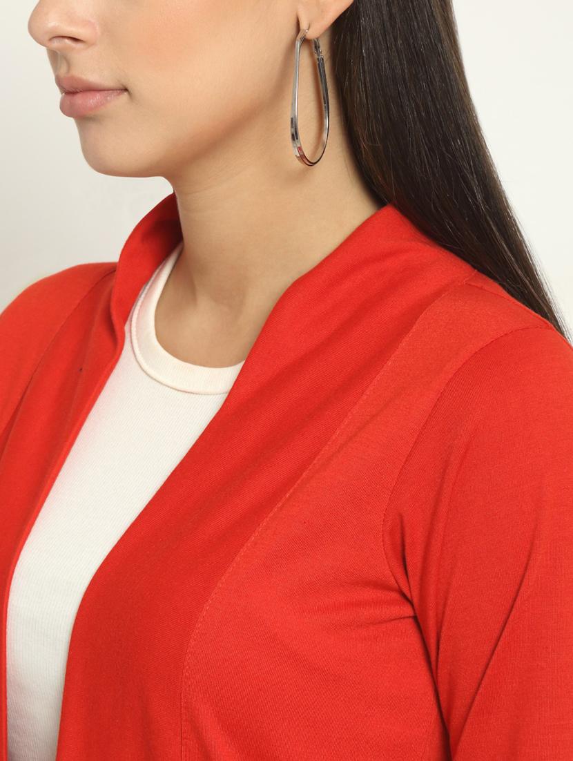 red solid regular shrug - 19960120 - Zoom Image - 4