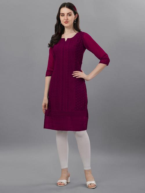women's straight kurta - 19974302 - Standard Image - 0