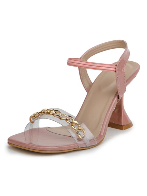solid back strap spool heel - 19982767 - Standard Image - 2