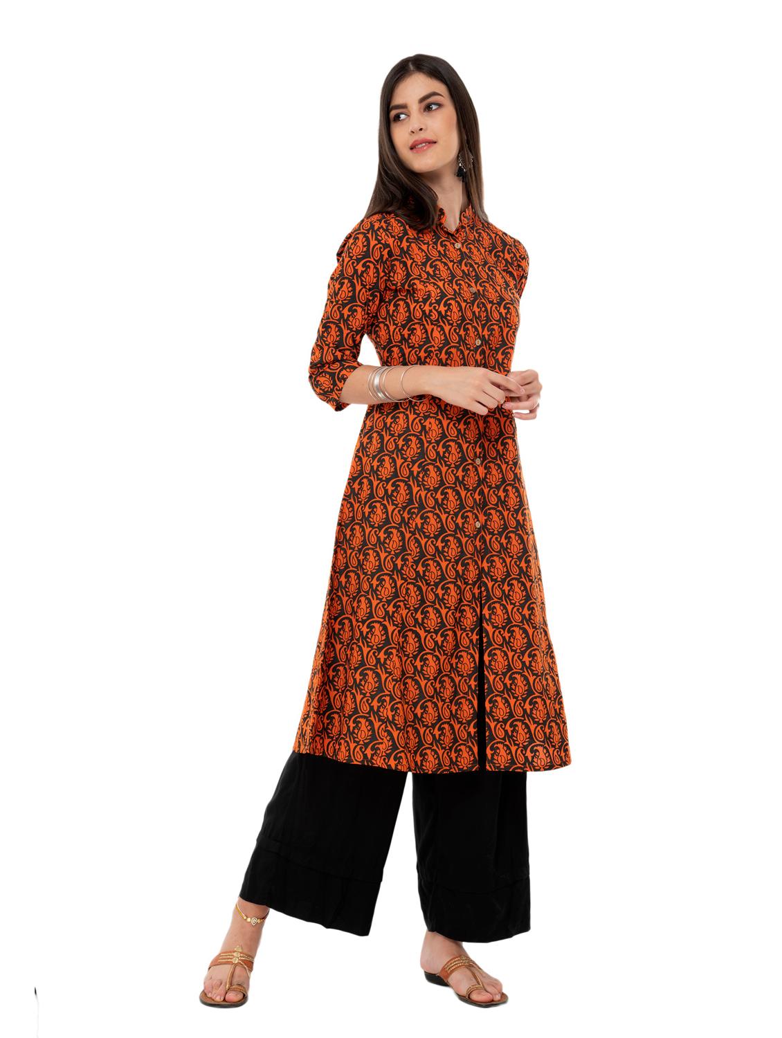 women's front slit kurta - 19990264 - Zoom Image - 2