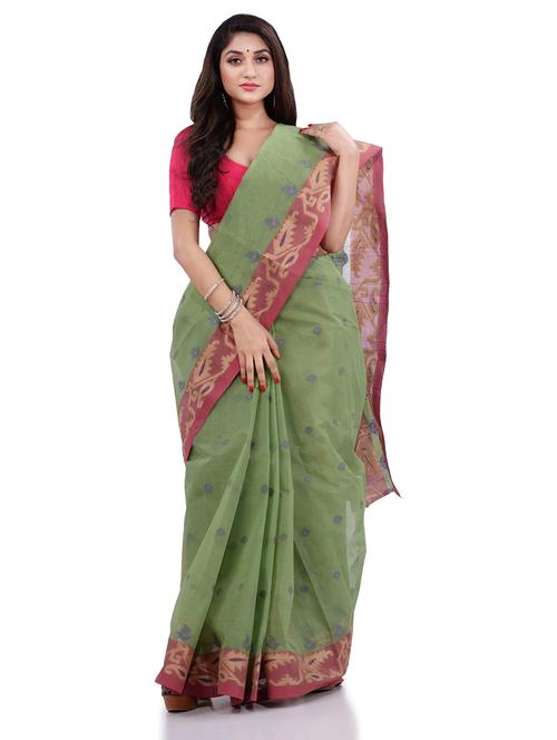 women's self design green colored saree - 19994646 - Very Small Image - 1