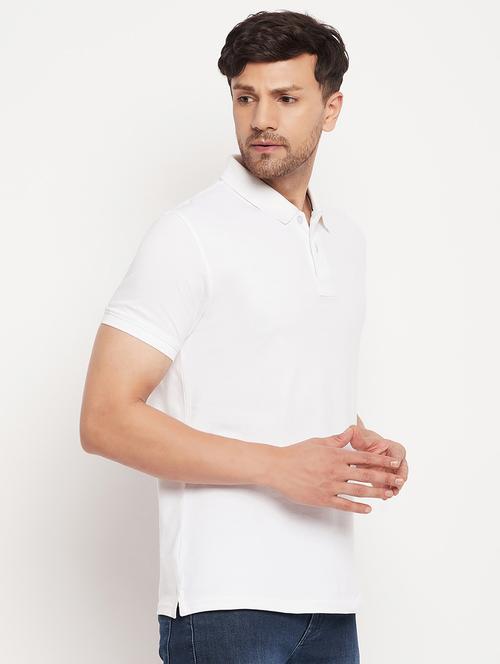 mens solid polo t-shirt - 20005772 - Standard Image - 0