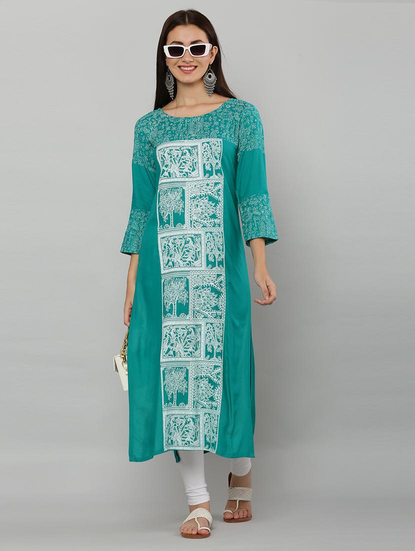 women's straight kurta - 20007320 - Standard Image - 5