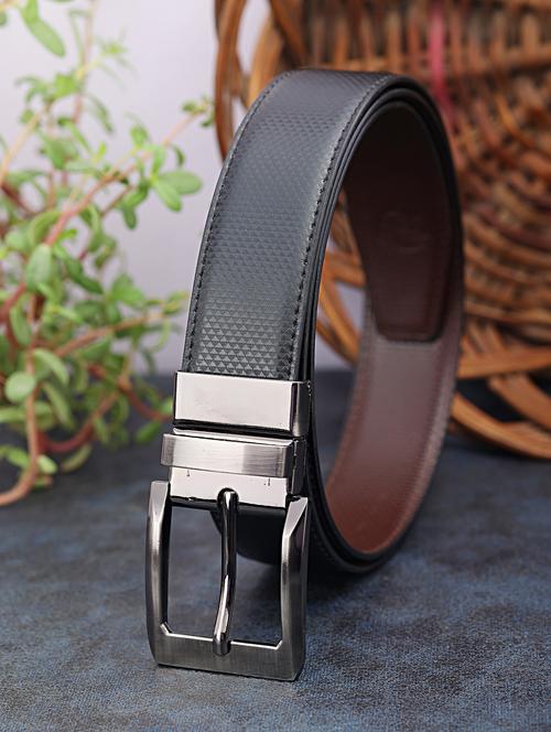 men black leather belt - 20011382 - Very Small Image - 1
