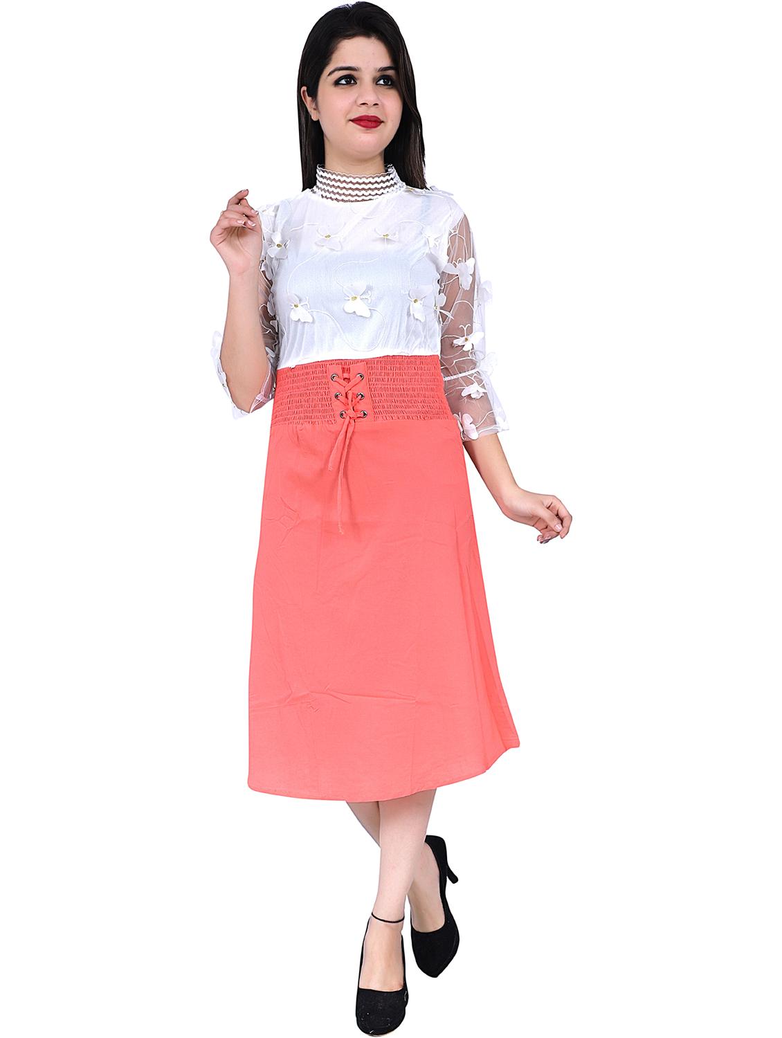 women's fit & flare midi dress - 20030763 - Zoom Image - 0