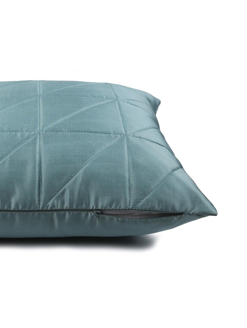 turquoise quilted cushion cover - 20046036 - Standard Image - 4