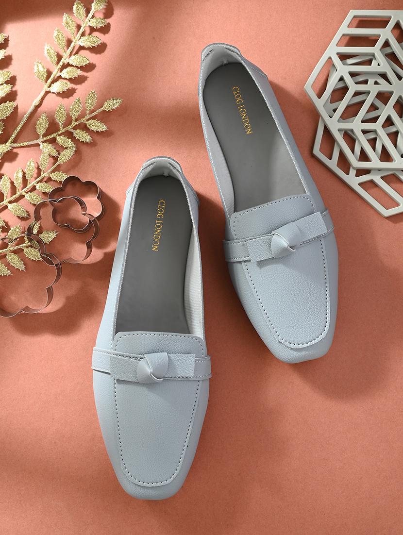 grey synthetic slip on loafers - 20059843 -  Zoom Image - 0