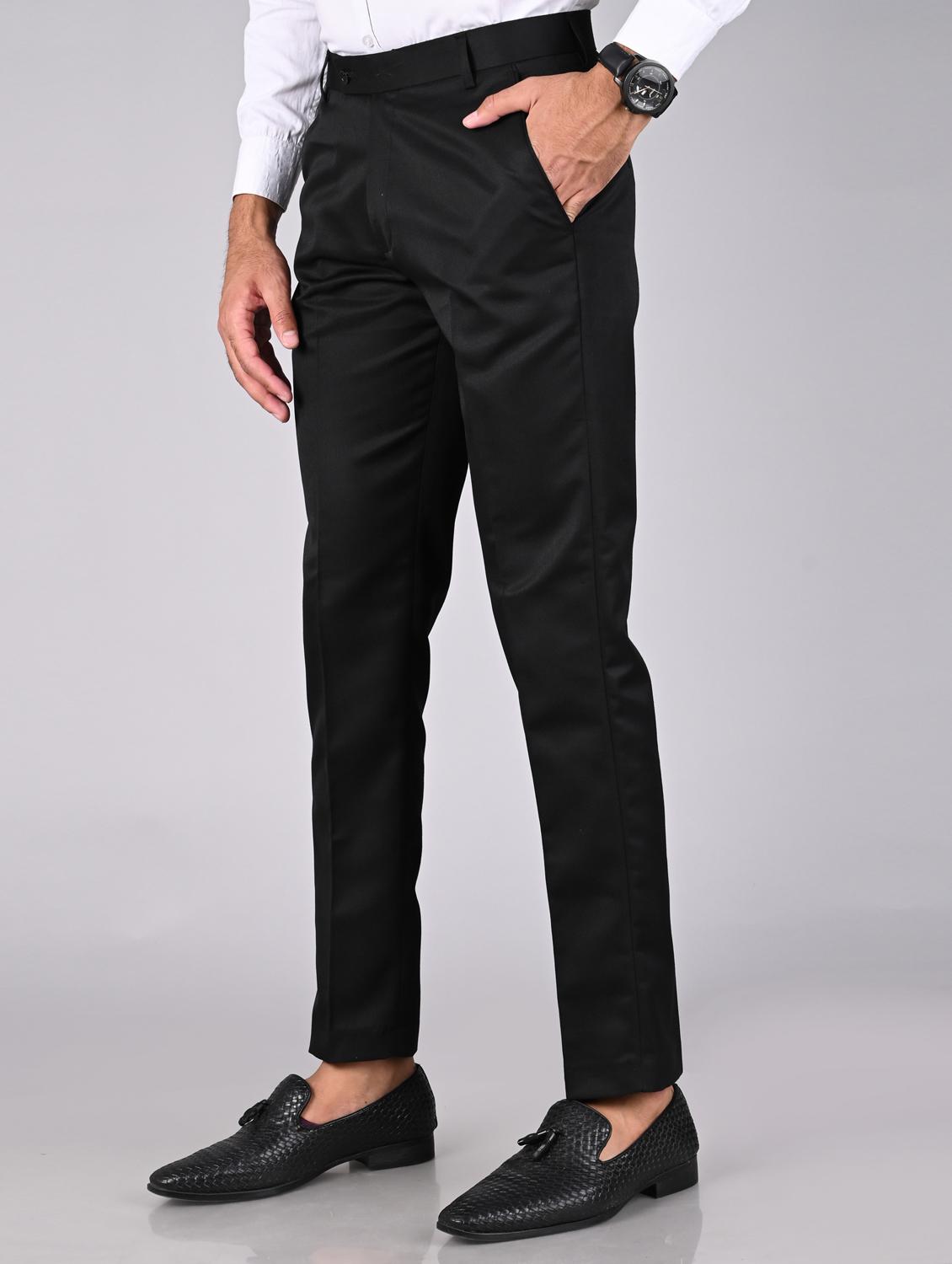 pack of 2 solid formal trousers - 20072516 - Standard Image - 5