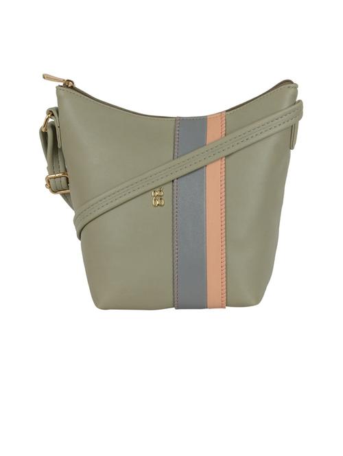 green pvc sling bag - 20077082 - Very Small Image - 1