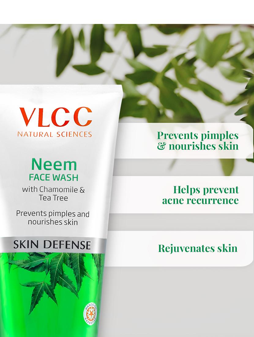 vlcc neem face wash - 300 ml - buy one get one ( pack of 2 ) - 20084808 - Standard Image - 3