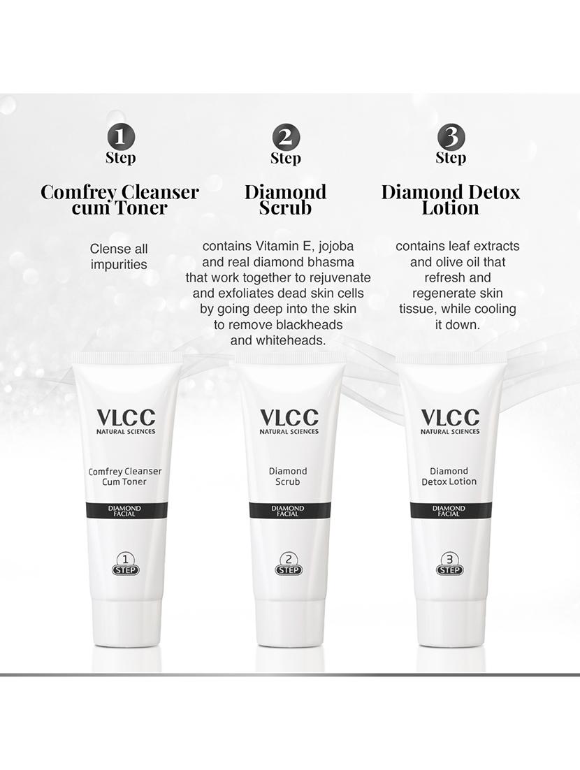 vlcc diamond single facial kit - 60 g ( pack of 2 ) - 20085539 - Standard Image - 7