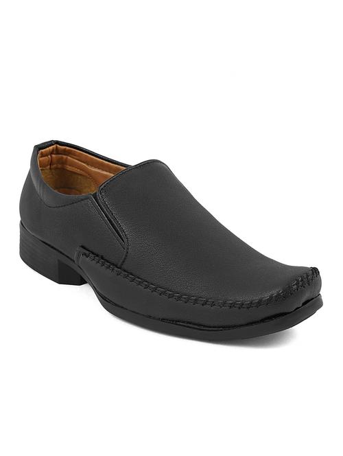 black slip on shoes - 20110960 -  Standard Image - 0