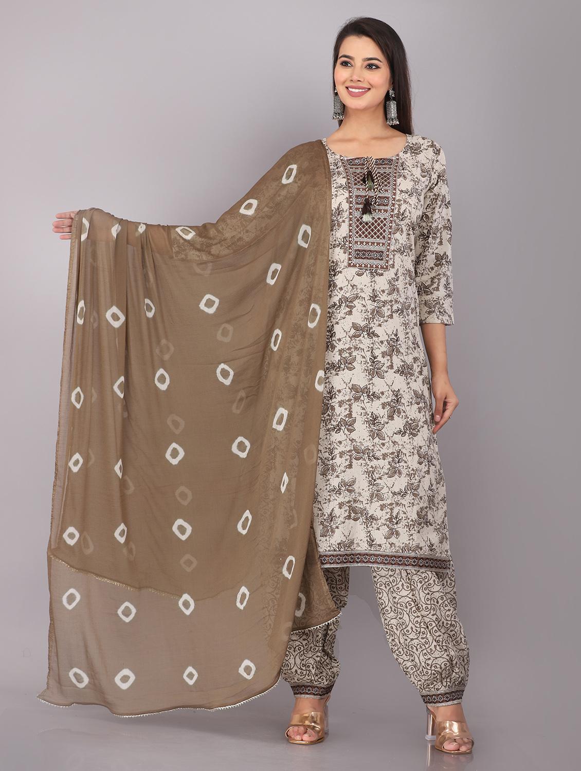 women kurta salwar set with dupatta